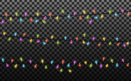 Christmas lights backgroundの写真素材