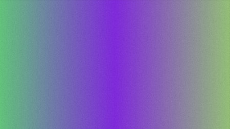 A striking abstract background featuring a gradient blend of green and purple hues The texture is...
