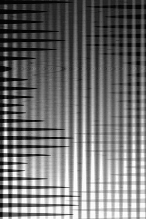 Black white glitch stripe distortion abstract background, monochrome digital noise, modern tech texture artの写真素材