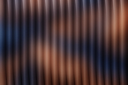 Brown blue gradient blur stripes abstract background, soft glowing lines, seamless modern digital art textureの写真素材