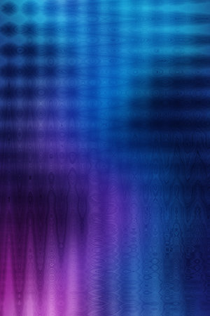 Blue purple shimmer ripple gradient abstract background, luminous ombre digital art, vibrant modern wallpaperの写真素材