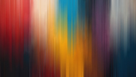 Abstract colorful vertical streaks creating a vibrant and blurred background