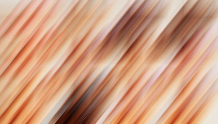 Abstract lines of warm colors a blurred and dynamic visual compositionの写真素材
