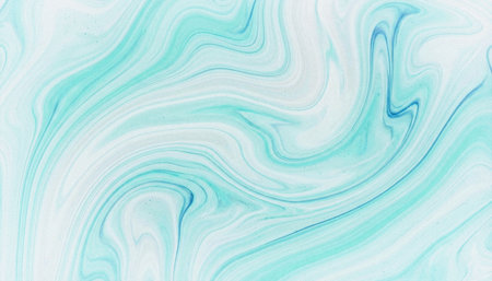 Serene light blue and white abstract marble pattern with graceful flowing lines