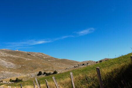A hill on the Bjelasnica mountain. Bjelasnica Mountain, Bosnia and Herzegovina.の写真素材