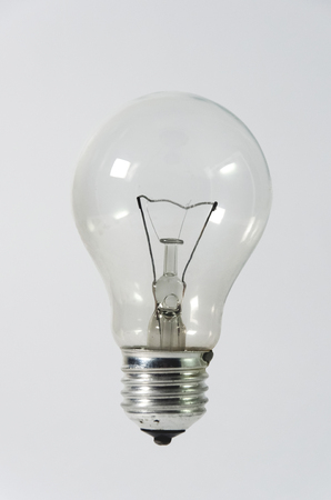 light bulb on a white backgroundの写真素材