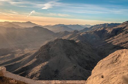 a trip to sinai desertの写真素材