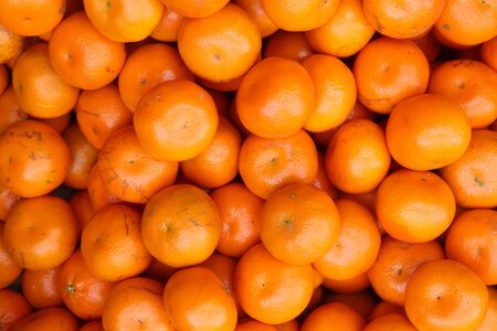 Orange fruit background. Fresh healthy orange fruitの写真素材