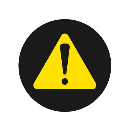 Error Icon, Attention Icon Symbol Vector Illustrationのイラスト素材