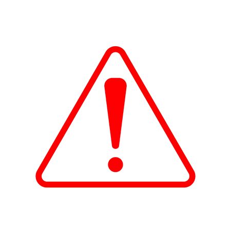 Warning Icon Sign, Attention Icon Vector Illustration â Vectorのイラスト素材
