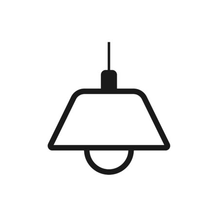 Flat Lamp Icon Symbol Illustration Design â Vectorのイラスト素材