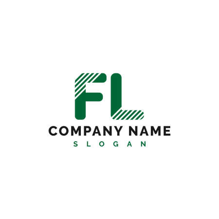 FL Letter Logo Design. FL letter logo Vector Illustration - Vectorのイラスト素材