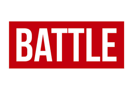 Battle Rubber Stamp. Battle Stamp Seal â Vectorのイラスト素材