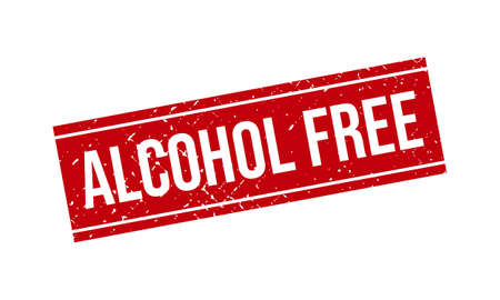 Alcohol Free Rubber Grunge Stamp Seal Stock Vectorのイラスト素材