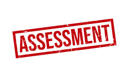 Assessment Rubber Stamp. Assessment Grunge Stamp Seal Vector Illustrationのイラスト素材