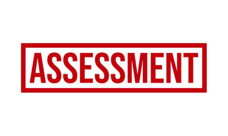 Assessment Rubber Stamp. Assessment Grunge Stamp Seal Vector Illustrationのイラスト素材