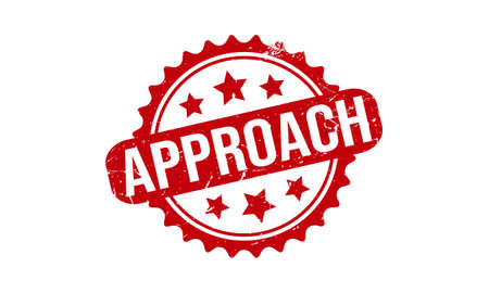 Approach Rubber Grunge Stamp Seal Stock Vectorのイラスト素材