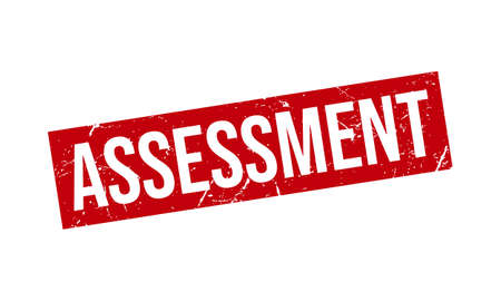 Assessment Rubber Stamp. Assessment Grunge Stamp Seal Vector Illustrationのイラスト素材