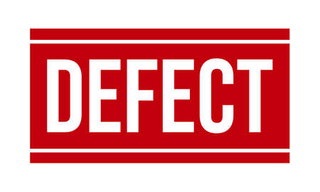 Defect Rubber Stamp. Defect Grunge Stamp Seal Vector Illustrationのイラスト素材