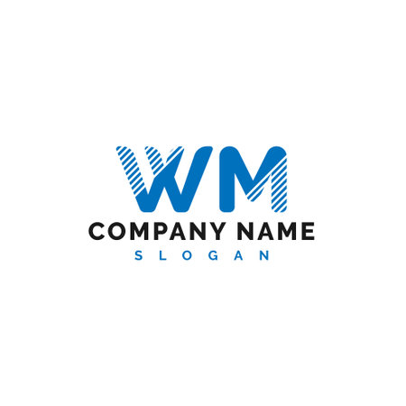 WM Letter Logo Design. WM Letter Logo Vector Illustration - Vectorのイラスト素材