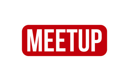 Meetup Rubber Stamp Seal Vectorのイラスト素材