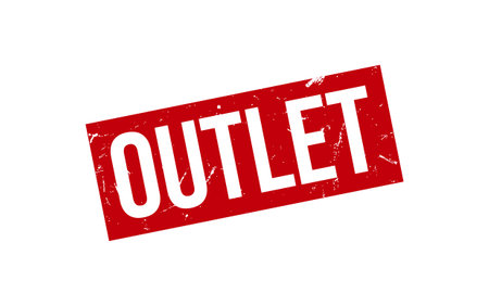 Outlet Rubber Stamp Seal Vectorのイラスト素材
