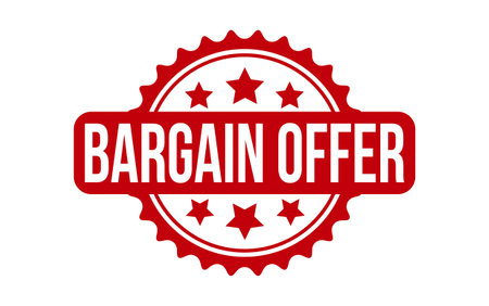 Bargain offer Rubber Stamp Seal Vectorのイラスト素材