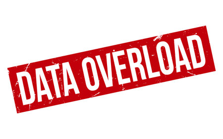 Data Overload Rubber Stamp Seal Vectorのイラスト素材