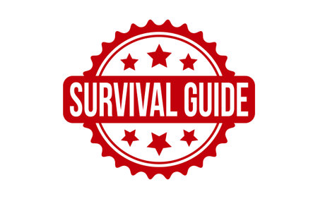 Survival Guide Rubber Stamp Seal Vectorのイラスト素材