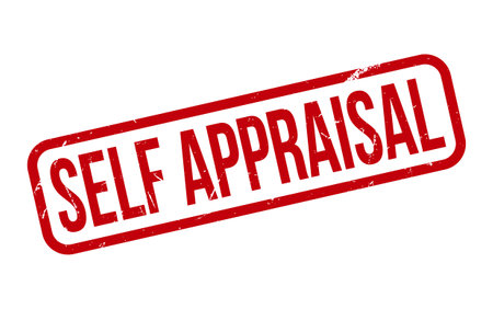 Self Appraisal Rubber Stamp Seal Vectorのイラスト素材
