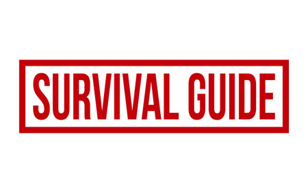 Survival Guide Rubber Stamp Seal Vectorのイラスト素材