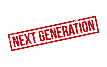 Next Generation Rubber Stamp Seal Vectorのイラスト素材