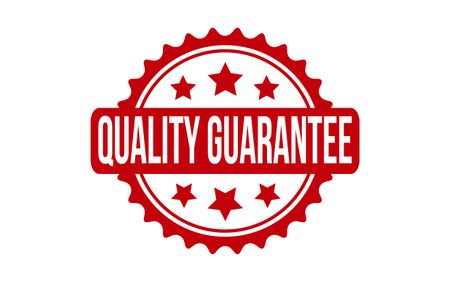 Quality Guarantee rubber grunge stamp seal vectorのイラスト素材