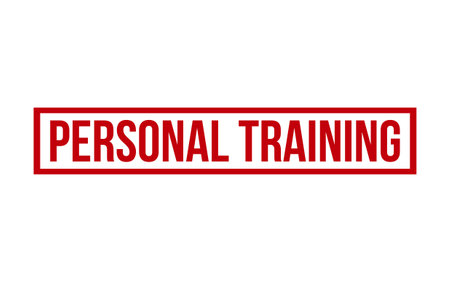 Red Personal Training Rubber Stamp Seal Vectorのイラスト素材