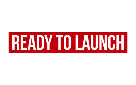 Ready To Launch Rubber Stamp Seal Vectorのイラスト素材