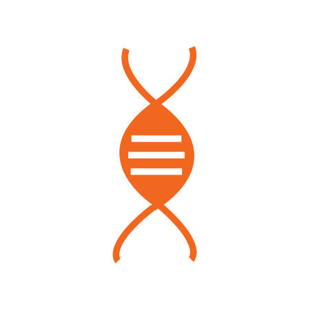 Flat Dna Icon Symbol Vector Illustrationのイラスト素材