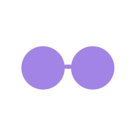 Flat Glasses Icon Symbol Vector Illustrationのイラスト素材