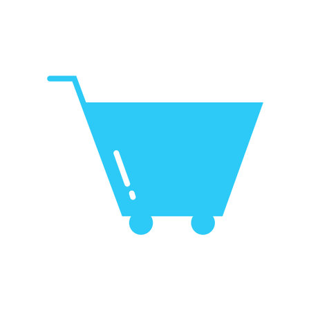 Flat Shopping Icon Symbol Vector Illustrationのイラスト素材