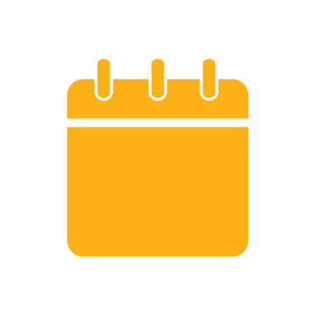 Calendar Icon. Calendar Flat Icon Symbol Vector Illustrationのイラスト素材