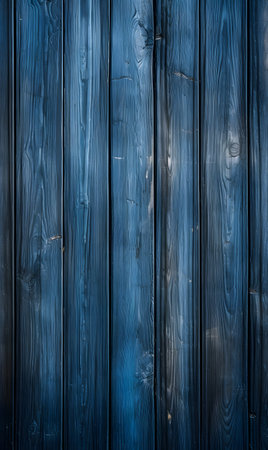 Blue wood background or blue wooden textureの素材