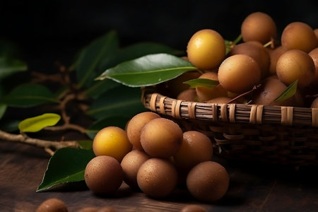 Longans background. Fresh Longans as backgroundの素材