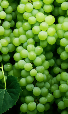 Green grapess background. Fresh Green grapess as backgroundの素材