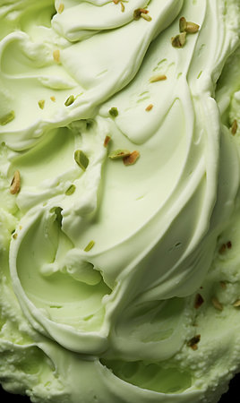 Pistachio ice cream background textureの素材