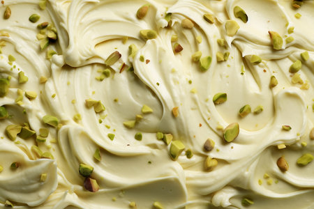 Pistachio ice cream background textureの素材