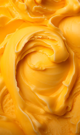 Mango ice cream background textureの素材