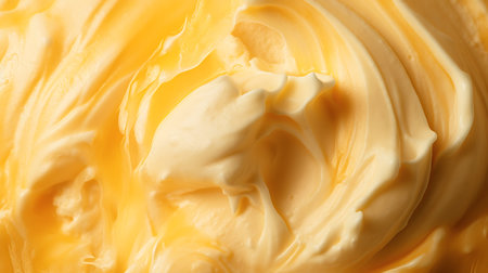 Delicious Mango ice cream texture backgroundの素材