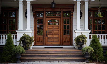 f modern cozy house with garage and pool for sale or rentの素材