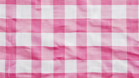 Abstract pink gingham pattern backgroundsの素材