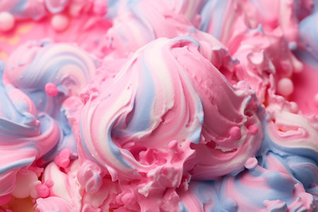 Texture of bubble gum ice creamの素材