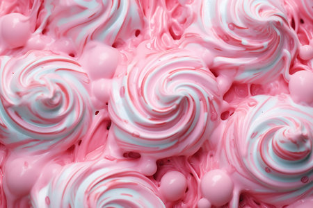 Bubble gum ice cream texture backgroundの素材